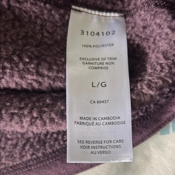 🌸NWOT🌸Stormpack Sunice Purple Quarter-Zip Sweater - Picture 3 of 4